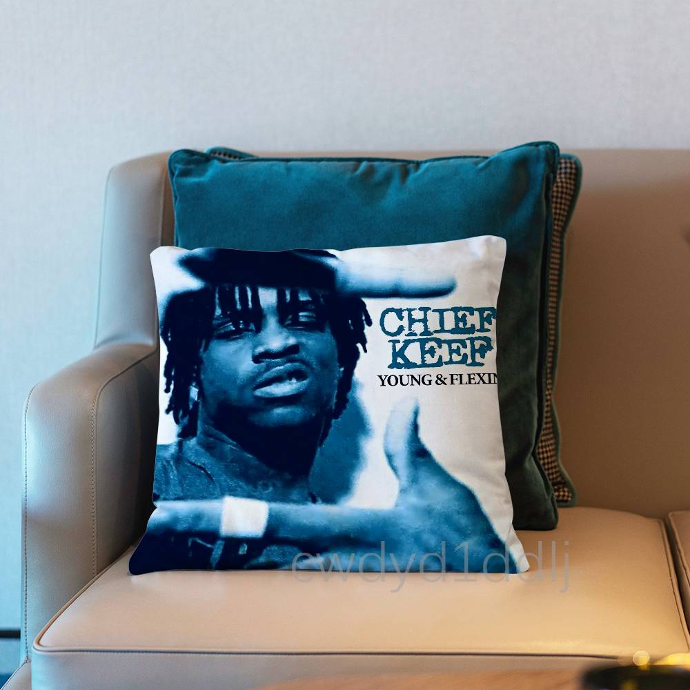 Sosa C-Chief K-Keef Pillow Case Short Plush Sofa Decorative Gift Home Double-Sided Printing Cushio