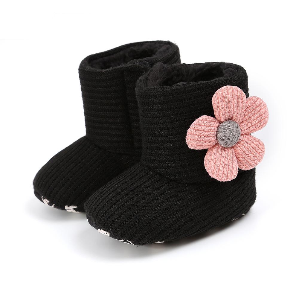 MYGGPP Boots Warm 0-1 Year Old Baby Soft Bottom Shoes Baby Shoes Padded Snow Boots Cotton Boots Baby Shoes Cloth Bottom