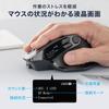 Sanwa Direct Wireless Bluetooth Silent Customizable with LCD Display Multi-Button Mouse, 2.4GHz, High-Speed Scrolling, Operation, Buttons,