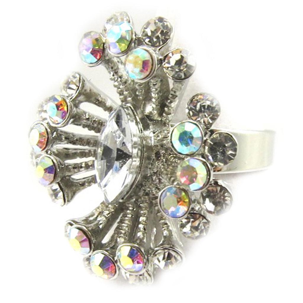 Les Trésors De Lily [E5124] — Белое кольцо «Эклозия»