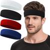 Outdoor Sweat Sports Elastic Cotton Hairband Fashion Headbands For Women Men Solid Running Fitness Yoga Hair Bands Stretch