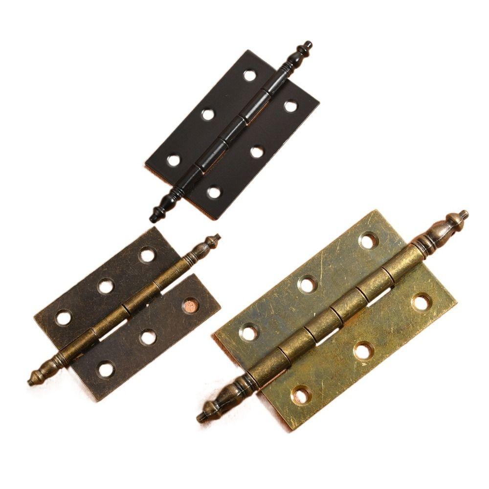 Легко устанавливаемый бронзовый винтажный шарнир прочный корончатый шарнир из цинкового сплава для игрушечных домиков