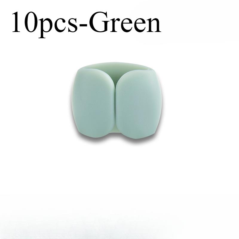 5/10 шт. Органайзер для намотки кабелей, клипсы, держатель для провода мыши/наушников, держатель для USB-зарядного устройства, органайзер для рабочего стола, защита для провода