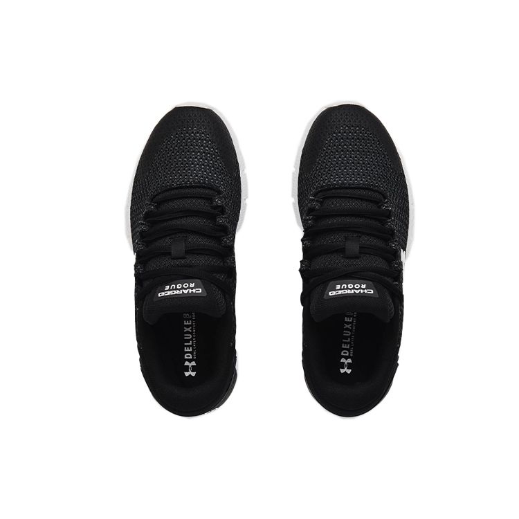Under Armour Женские беговые кроссовки Charged Rogue 2.5 Черно-белые 3024403-001