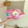 Cute Crayon Shin-Chan Handbag Makeup Bag Travel Portable Cosmetic Bag Toiletries Organizer Waterproof Large Capacity Storage Bag