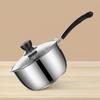 Stainless Steel Small Soup Pot Instant Noodle Cooking Pot for Induction Cooker Baby Foods Pot with Handle Kitchen Baking Tools