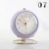1PC Retro Alarm Clock Digital Quartz Clock Home Decorations Portable Compact Silent Clock Metal Stand Desktop Decor New
