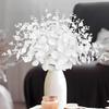 Искусственные растения Белый лист эвкалипта Фестиваль Дом Ваза Комнатный сад Бонсай Защита от УФ Свадебный венок DIY Подарочная коробка Декор