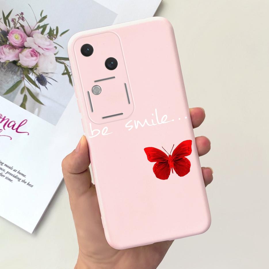 For Vivo V30 Pro Case V2319 Cute Fashion Cartoon Back Cover 6.78'' Soft Silicone Phone Case For Vivo V30 V 30 Pro VivoV30 Bumper