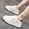 Весна 2025 новая мода повседневная обувь для скейтборда женская обувь на платформе с увеличением высоты белая обувь универсальная высокоценная спортивная обувь