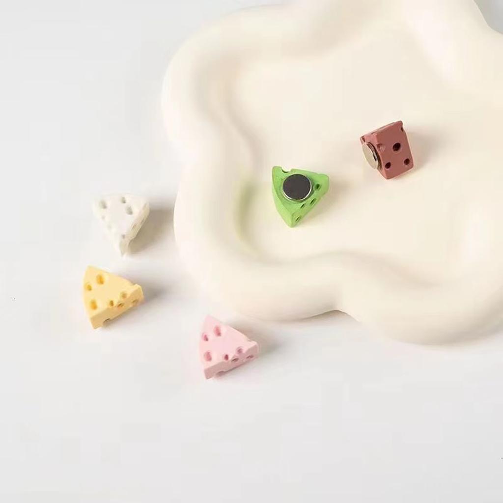 5/10 шт. Мини-магнит на холодильник в виде сыра, симпатичное маленькое магнитное украшение на стену с надписью «Po Message»