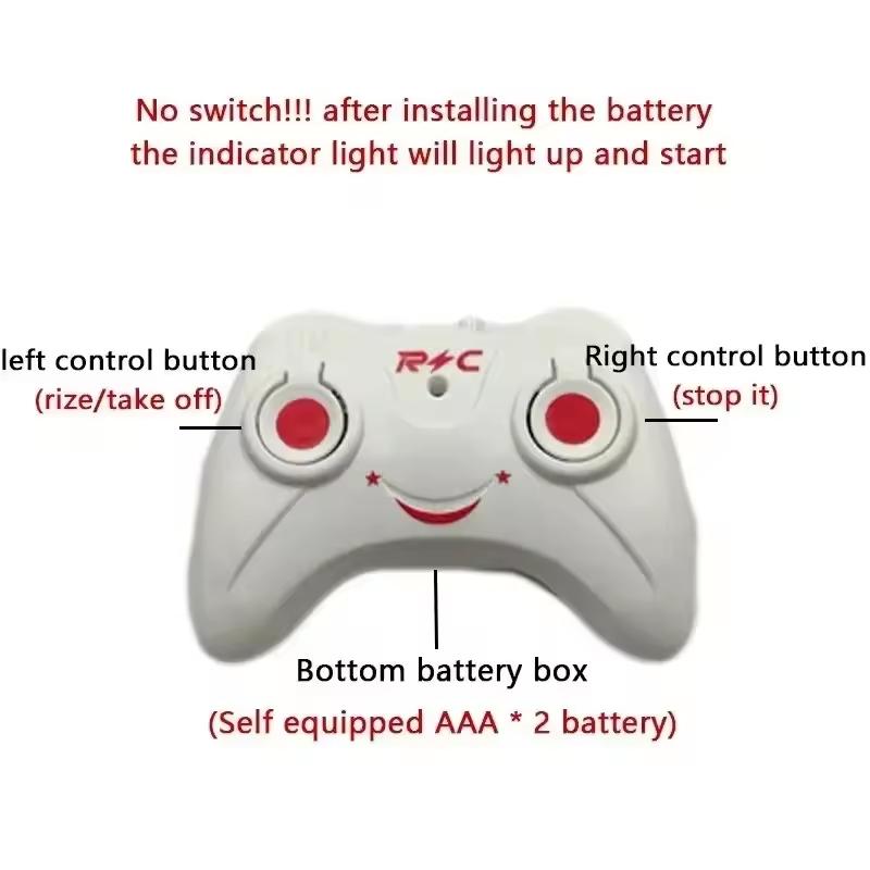 Перезаряжаемый мини-дрон с дистанционным управлением, радиоуправляемый безопасный вертолет с дистанционным управлением, детские игрушки