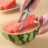Kitchen Small Tool Stainless Steel Melon Cutting Tool Fruit Clip Digging Block Multi functional Household Fruit Divider