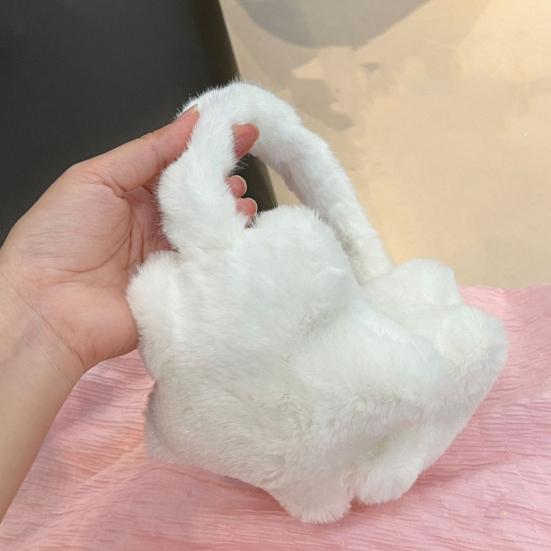 Women Earmuffs Star Design Solid Color Windproof Coldproof Outdoor Riding Earmuffs Adjustable Winter Ear Warmers