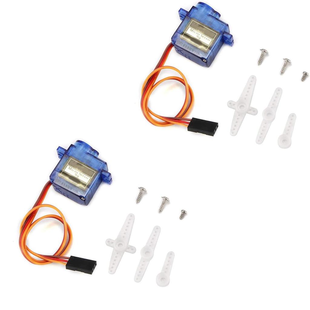 WINGONEER 10pcs Mini Analog Gear Micro Servo 9g for RC Airplane Helicopter