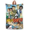 Плед Wild Kratts для дивана, мягкий, пушистый, плюшевый, 50x60 дюймов, разных размеров, подходит для всех сезонов.