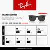 Ray-Ban Солнцезащитные очки Justin RB4165F 865/87 55 Asian Fit с поляризацией Матовый Резиновый Гавана Серые Линзы Импорт из Японии Оригинальные