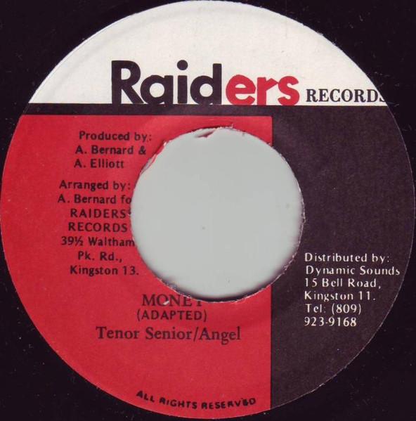 7-дюймовая пластинка TENOR SENIOR ANGEL 53 Деньги НЕТ Raiders Records Ямайка Регги Ска Даб Б/у