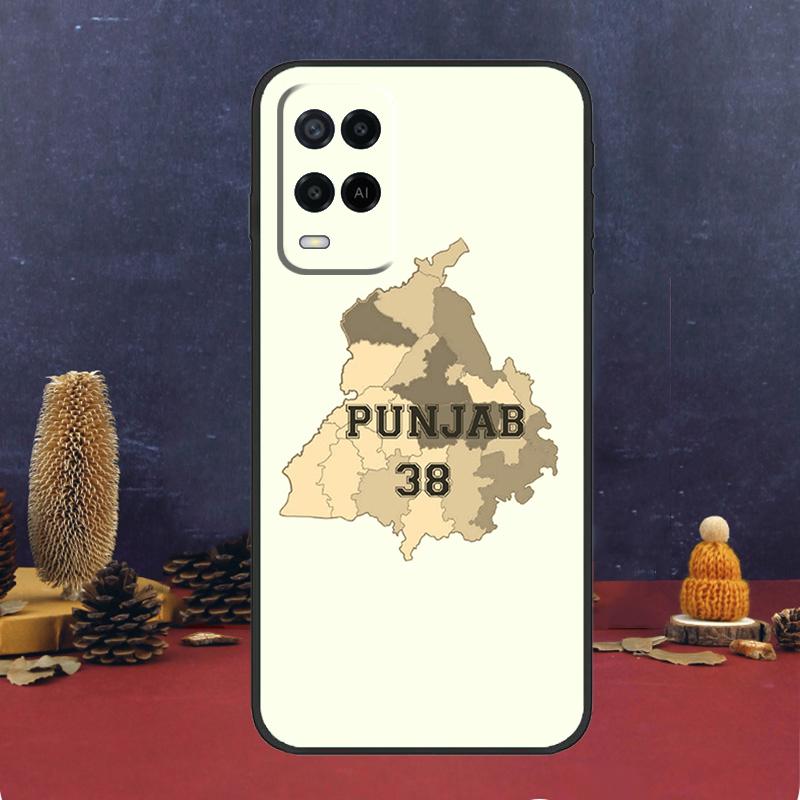 Карта Пенджаба для OPPO A96 A76 A16 A54 A74 A94 A58 A78 A98 A5 A9 A53 A52 A72 A91 A15 A17 A57 A77 A79 Чехол