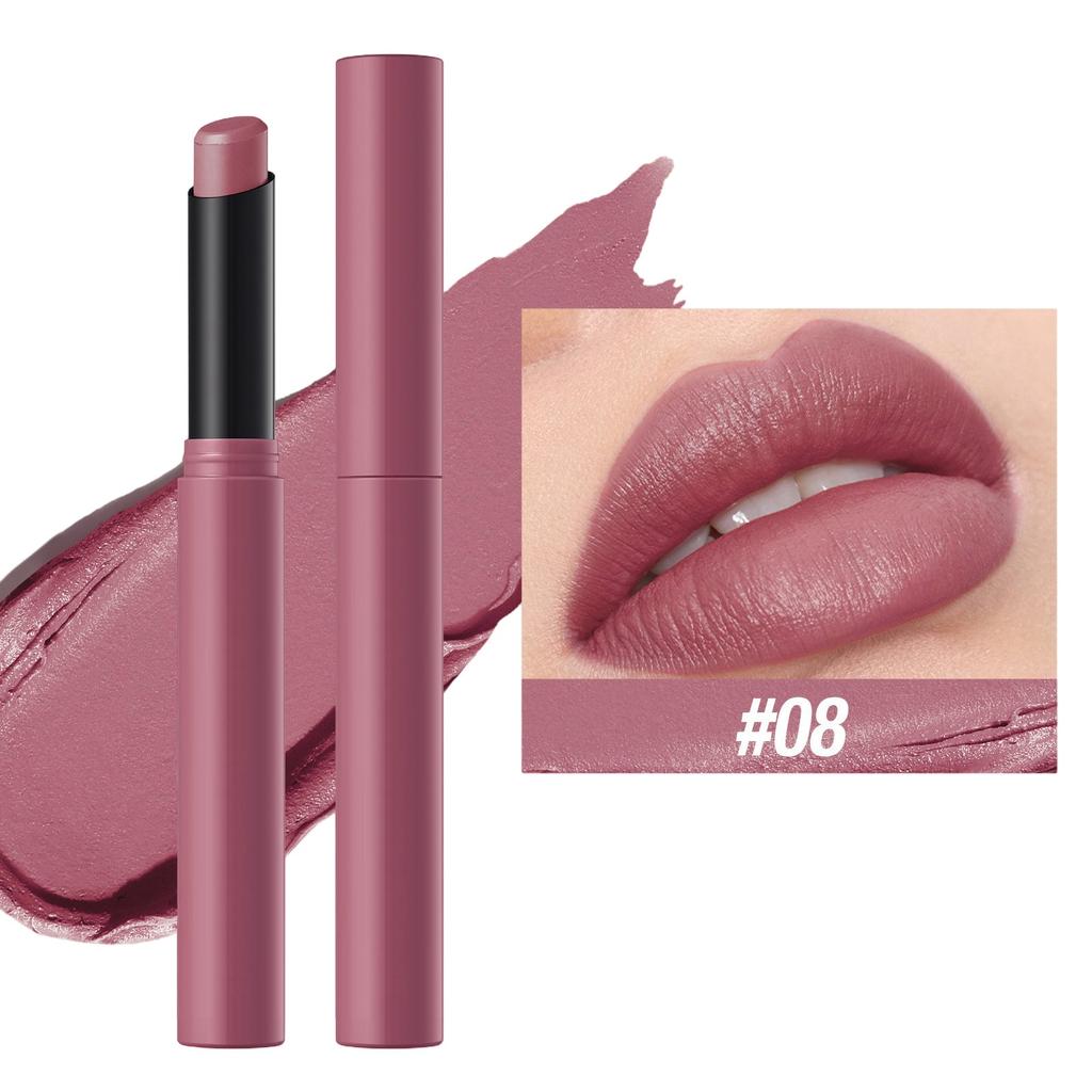 Бархатная губная помада Nude Soft Dark High Color, стойкая водостойкая помада-бальзам для губ, косметика в подарок.