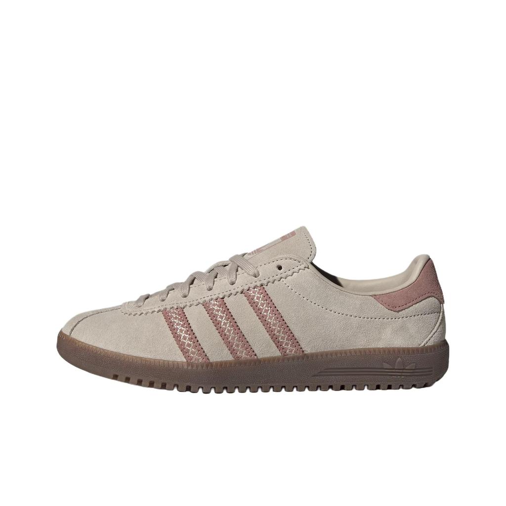 Adidas Originals Bermuda Fashion Comfortable Low-Top Skate Shoes Women Sneaker Light-Brown JS3967