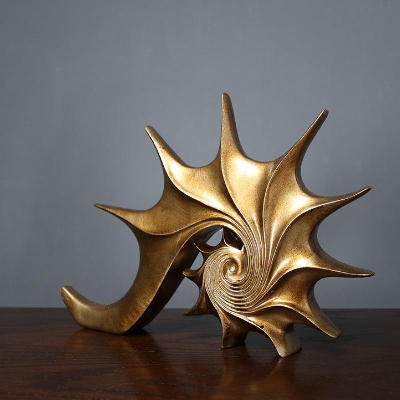 Абстрактные украшения из смолы, современные украшения для дома, креативные фигурки, скульптуры, статуи из смолы, роскошные подарки на новоселье