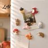 Nature Inspired Magnets 8Pcs Forest Animal Refrigerator Set Fox Rabbit Squirrel Bear Owl Decorative Magnet Kitchen Magnet for Notes Photos