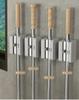 1/2pcs Adhesive Multi-Purpose Hooks Wall Mounted Mop Organizer Holder RackBrush Broom Hanger Hook Kitchen Bathroom Strong Hooks