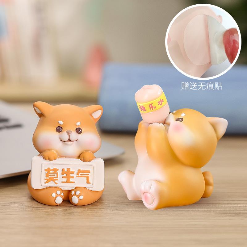 Don't Be Angry. Stress-relieving Little Pig Office Decoration Items. Animal Stress-relieving Cartoon