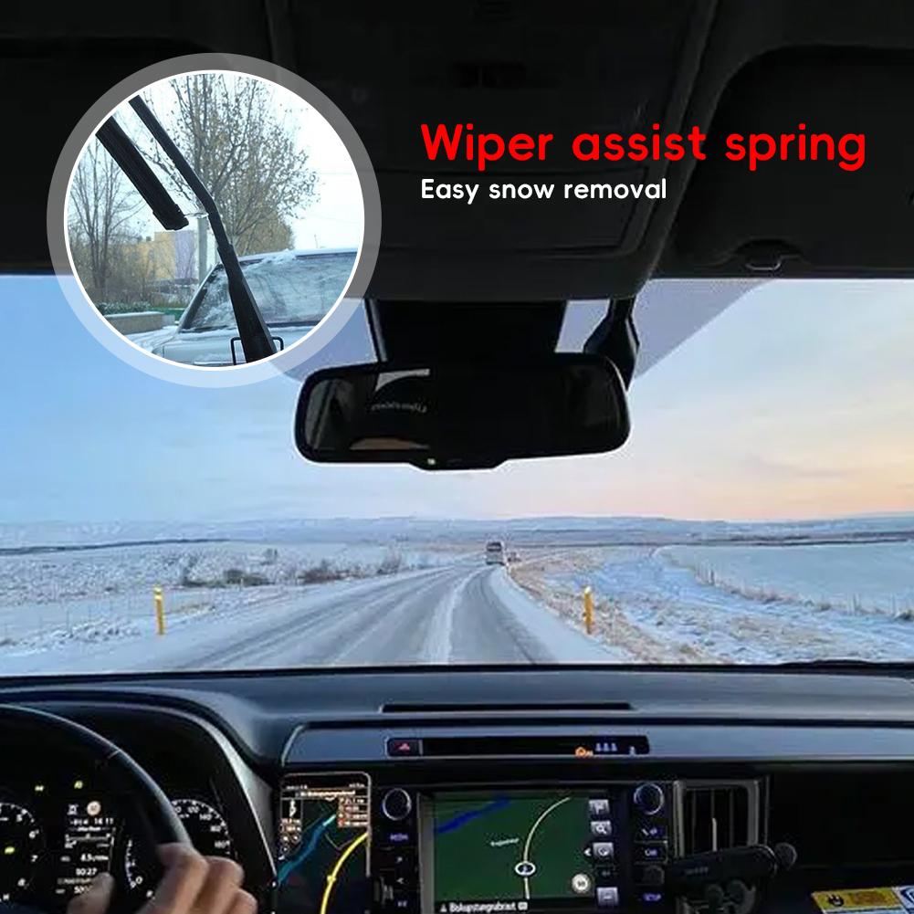 2 шт. Автомобильный усилитель дворников, пружина, универсальные интеллектуальные рычаги стеклоочистителей, сплав, резиновые дворники, пружина, сменные детали, инструменты