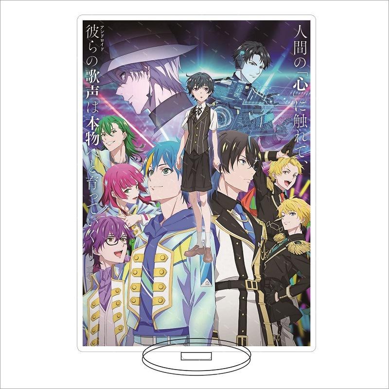 Cartoon Anime Technoroid Overmind Stand Acrylic Figure Standing Model Plate Desk Collection Ornament Cosplay Props Fans