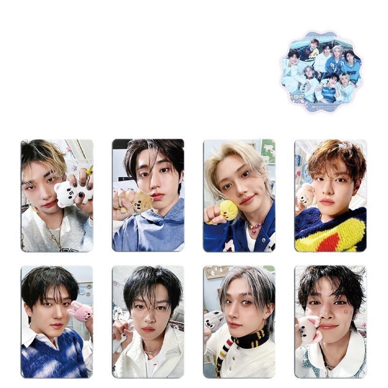 8 шт. K-pop Stray Kids Ломо-карточки "Stay In Our Little House" Еженедельные маленькие карточки Полные карточки Феликс Окружающая область
