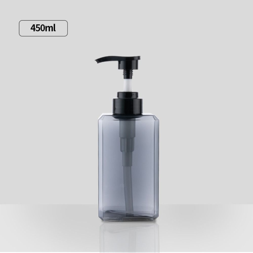 Square Storage Bottles 250/450/650ml Shampoo Press Empty Bottles New Liquid Soap Dispenser