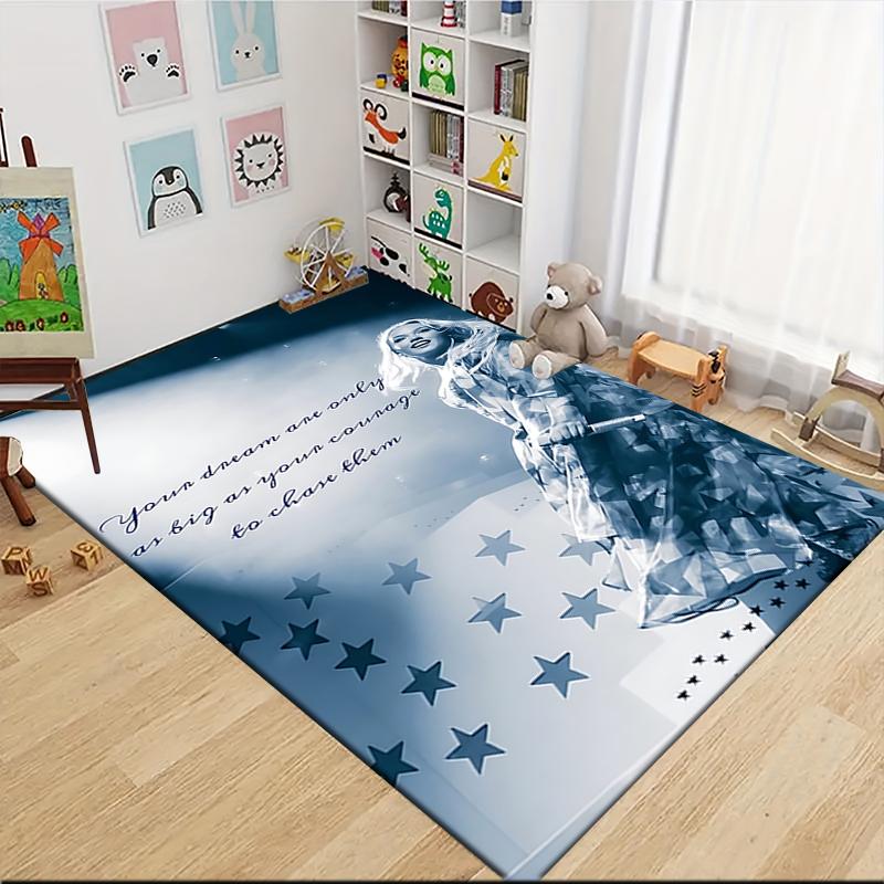 Dreams Courage Carpet Rug Soft Washable Antislip Home Living Room Sofa Mats Personalized Christmas Rug