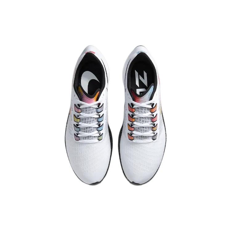 Nike Air Zoom Pegasus 37 'Paint Splatter' (Unisex) White / Multi-Color / Black / Flash Crimson Running Shoes CZ7864 100