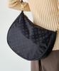 Russet Monogram Nylon Jacquard Round 2-Way Shoulder Bag RUZ1052222A0012 Free Size Navy