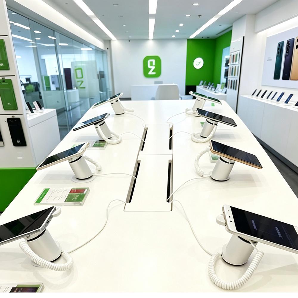 China Factory Sell Cell Phone Shopping Centre Security Display Mobile Iphone Discount Store Exhibit Anti-lost Holder Stand Rack