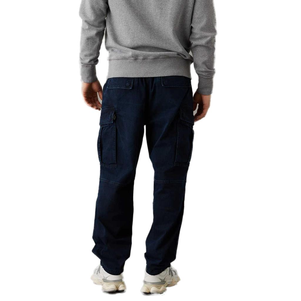 American Eagle AE Relaxed Cargo Pant Washed Men's (JP, Alphabet, Small, Navy) [Used]