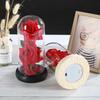 Two glass covers simulated rose ornament creative Mother's Day Valentine's Day gift immortal flower night light