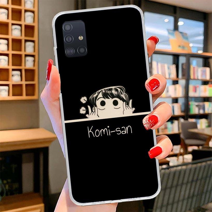 Komi Can't Communicate Cover Phone Case For Samsung Galaxy A12 A22 A32 A52 A72 A02S Phone Case Note 20 Ultra 10 S10 Plus A51 A71