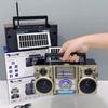 RX-65SD Новый портативный ретро AM/FM/SW 3-диапазонный радиоприемник Беспроводной стерео Bluetooth-динамик Уличная солнечная зарядка U-дисковая карта радио
