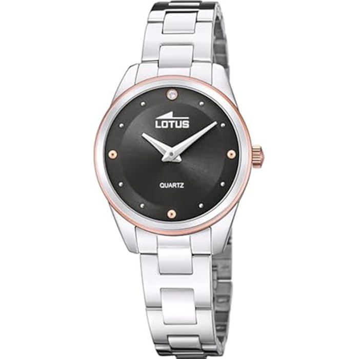 LOTUS Femme Analogique Quartz Montre avec Bracelet en Acier Inoxydable 18795/4