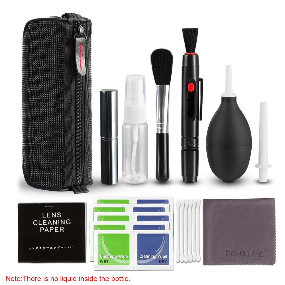 Professional Camera Cleaning Kit Lens Cleaning Kit with Air Blower Cleaning Pen Cleaning Cloth for Most Camera Mobile