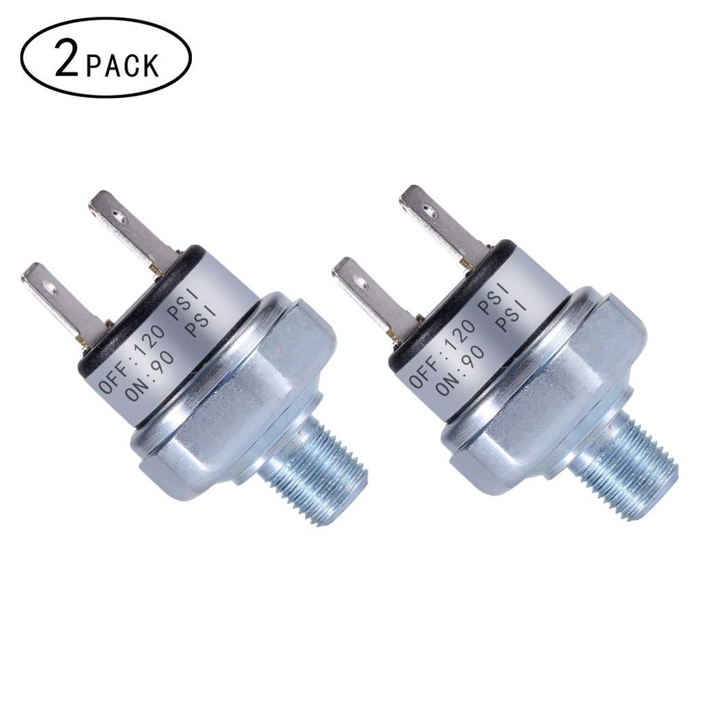Air Pressure Switch 90-120 PSI 1/8"-27 NPT DC 24V 12V Air Compressor 90 PSI
