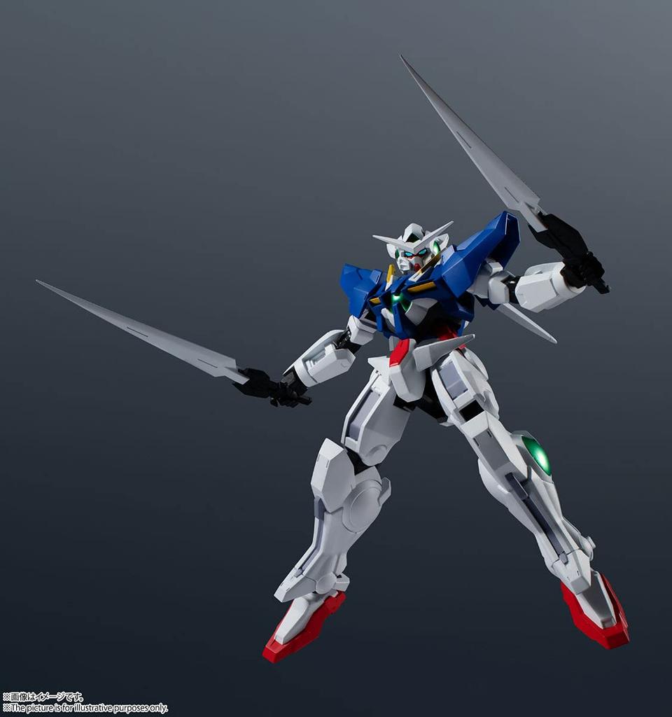TAMASHII NATIONS GUNDAM UNIVERSE Мобильный костюм Gundam 00 GUNDAM EXIA 150 мм окрашенная подвижная фигурка GN-001 приблизительно. АБС и ПВХ