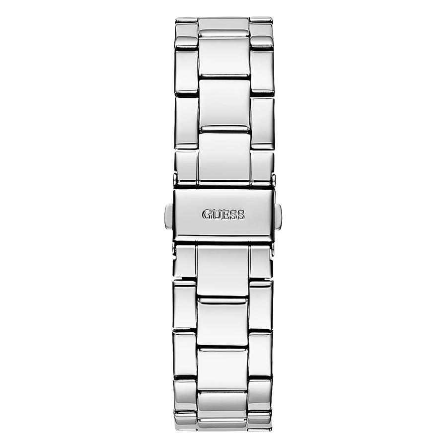 Guess Женские механические часы G Twist Diamonds с серебристым циферблатом и браслетом из серебристой стали - W1201L1