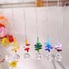 5Pcs Rotating Prism Pendant Hanging Sun Catcher Garden Decoration Crystal Wind Chime  Tree