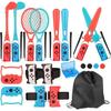 Kit D'accessoires De Sport - Nintendo - Switch - 20 En 1 - Compatible Avec Mario - Confortable Et Ergonomique