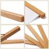 4 шт. Деревянный магнитный держатель для плакатов Натуральный держатель для рамок Рамка для картин Фоторамка Холст Настенное искусство Рамка для поделок Художественный держатель Рамка