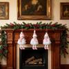 Elegant Hanging Snowman Dolls Knit Hat Christmas Tree Decoration  Home Decor